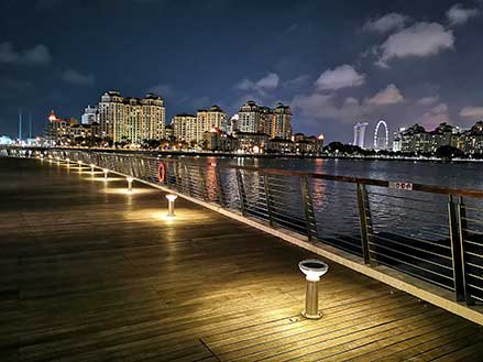 Solar Walkway Lights Singapore Sports Hub